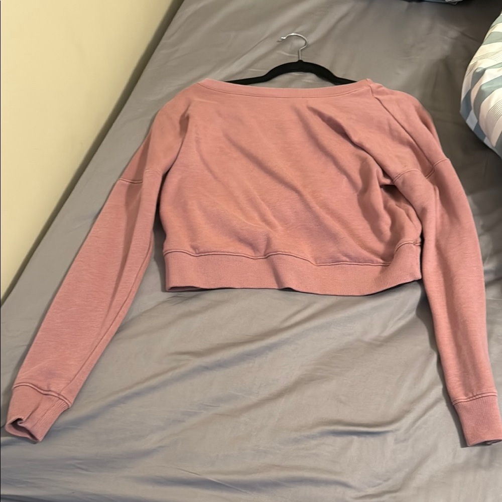 Aerie Pink Long Sleeve Blouse